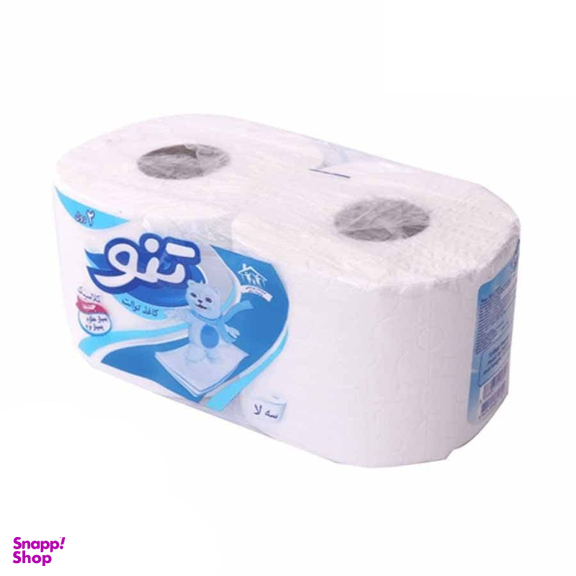 دستمال توالت تنو مدل کلاسیک بسته دو عددی