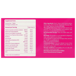 قرص مولتی پریناتال نکستایل بسته 30 عددی