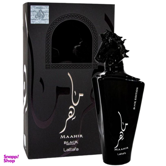 ادوپرفیوم مردانه لطافه مدل Maahir Black