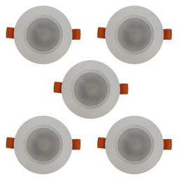 پنل سقفی ال ای دی 7 وات پرتو الکتریک مدل PR-7W بسته 5 عددی