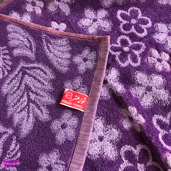 حوله دستی هنر طرح پارانا سایز 75x40 سانتی‌‌متر