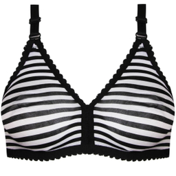 سوتین زنانه ماییلدا مدل پرسی راه راه بدون فنر کد 5046