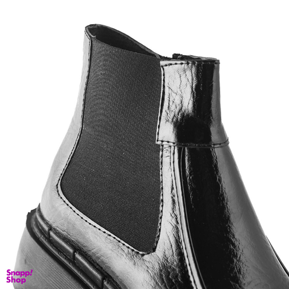 نیم بوت زنانه چرم رادیس مدل ستیلا کد 659-M.VR رنگ مشکی