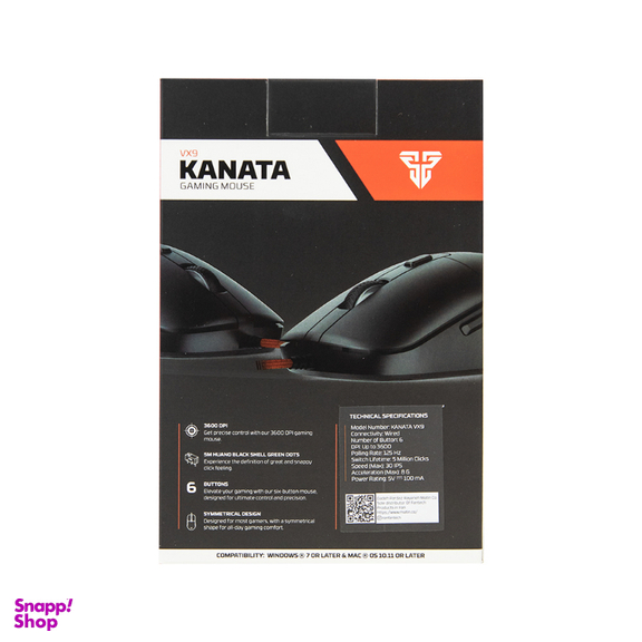ماوس گیمینگ باسیم فنتک مدل KANATA VX9