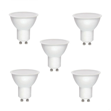 لامپ هالوژن 6 وات افراتاب مدل SMD پایه GU10 بسته 5 عددی