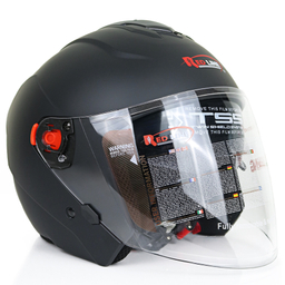 کلاه کاسکت بدون فک ردلاین کد 944 رنگ مشکی مات