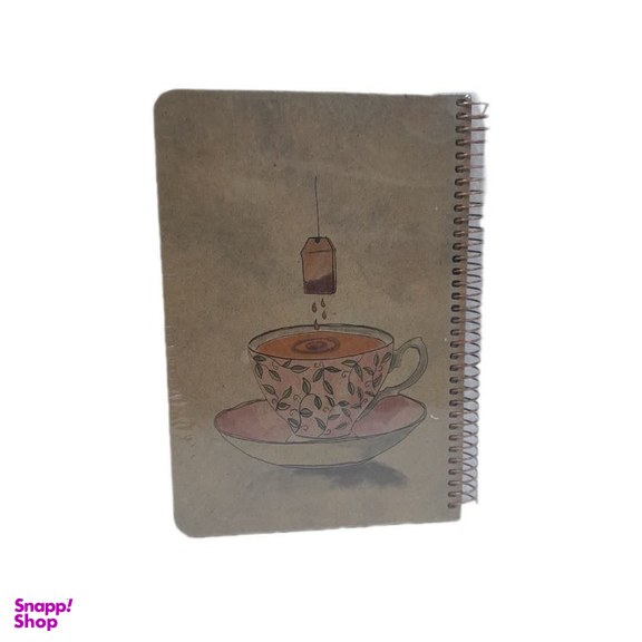 دفترچه یاداشت خط دار ۷۰ برگ طرح چای کد 804