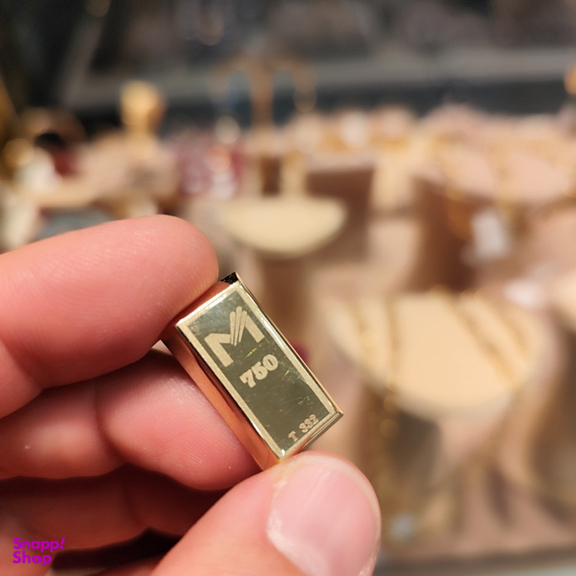 شمش طلا 18 عیار کاپانی کد KC016