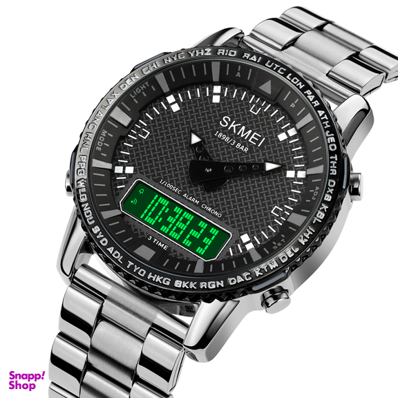 ساعت مچی عقربه ای مردانه اسکمی 1898 رنگ نقره ای