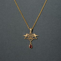 نیم ست طلا 18 عیار زنانه جواهری سون کد 3211