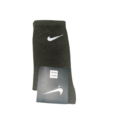 جوراب ورزشی ساقدار زنانه طرح نایک کد 30 رنگ طوسی تیره