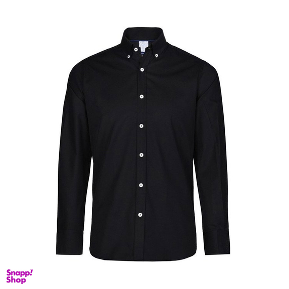 پیراهن آستین بلند مردانه جی تی هوگرو کد 10124 رنگ مشکی