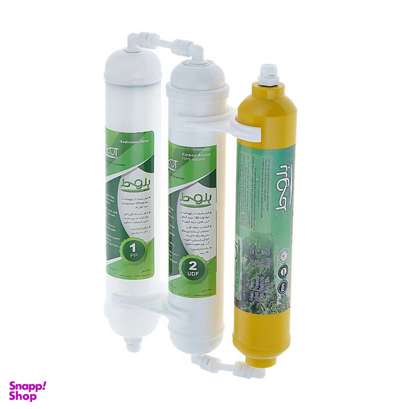 فیلتر تصفیه آب یخچال و فریزر بلوط مدل گیاهی BL 301 مجموعه 3 عددی