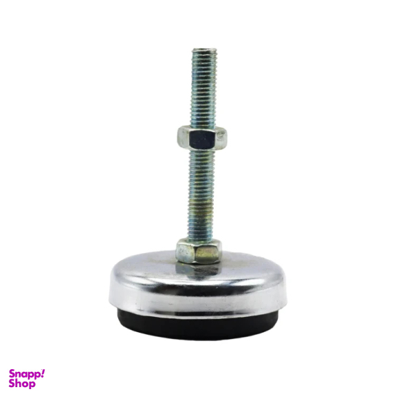 پایه ضربه گیر مدل کف لاستیکی کد YP-NIKEL CHROME-94MM/12MM