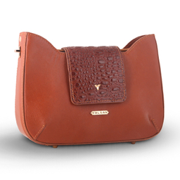 کیف دوشی و دستی زنانه چرم یلسان مدل راشا کد GAN-104-ASL