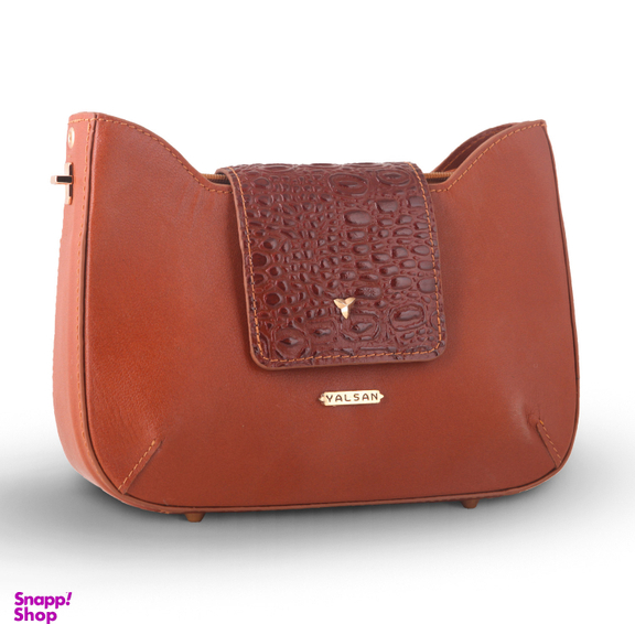 کیف دوشی و دستی زنانه چرم یلسان مدل راشا کد GAN-104-ASL