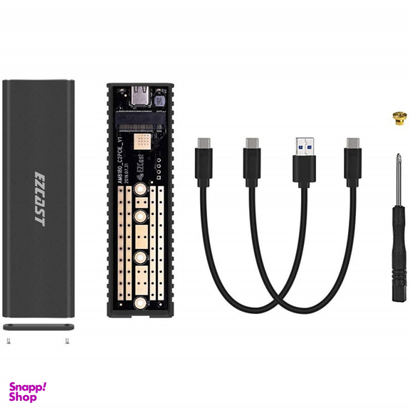 باکس هارد اس اس دی ایزی کست مدل EZCAST SSD M.2 NVME PORTABLE ENCLOSURE