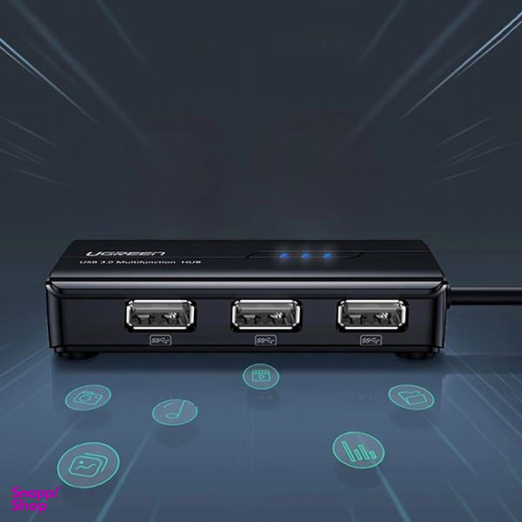 هاب 4 پورت USB-A 2.0 یوگرین کد 20264