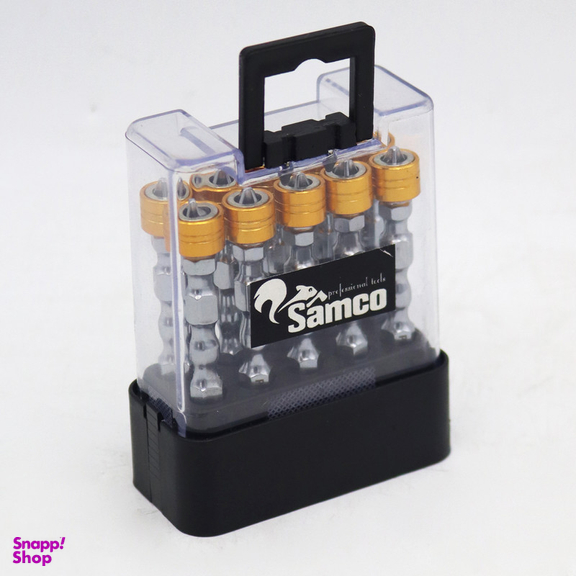 سری پیچ گوشتی دو سر چهار سو سامکو مدل مغناطیسی کد YPW-M010 مجموعه 10 عددی