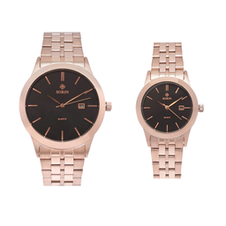 ست ساعت مچی عقربه ای زنانه و مردانه سورین مدل GL1069J-SR03B