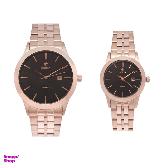 ست ساعت مچی عقربه ای زنانه و مردانه سورین مدل GL1069J-SR03B