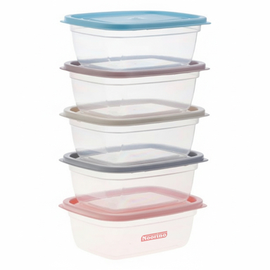 ظرف نگهدارنده نورینو مدل رابین کد 016 مجموعه 5 عددی