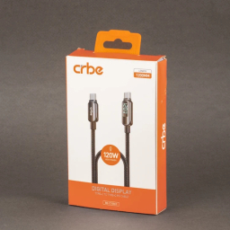 کابل Type-C کربی مدل BE-C105CC 120W طول 1.2 متر