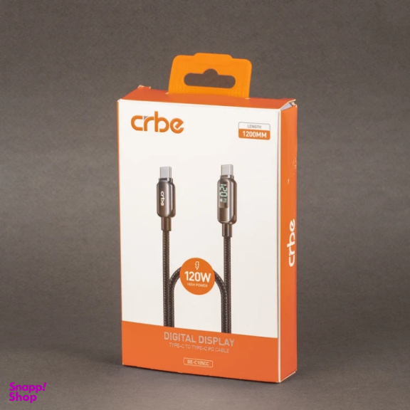 کابل Type-C کربی مدل BE-C105CC 120W طول 1.2 متر