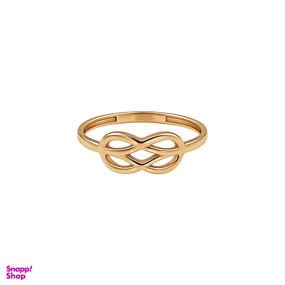 انگشتر طلا 18 عیار زنانه طلاجات مدل مینیمال پیچ کد 1023 سایز 50