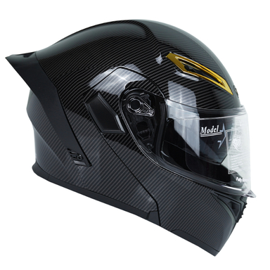 کلاه کاسکت فک متحرک کایک مدل 772 Carbon Fibr Pattern به همراه کاور