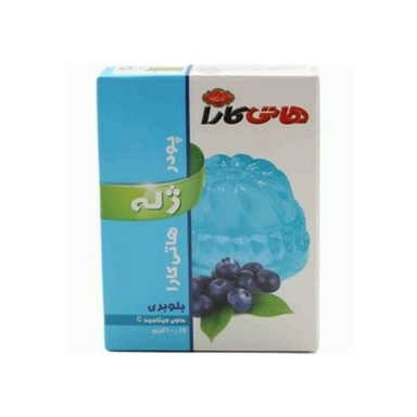 پودر ژله بلوبری هاتی کارا وزن 100 گرم