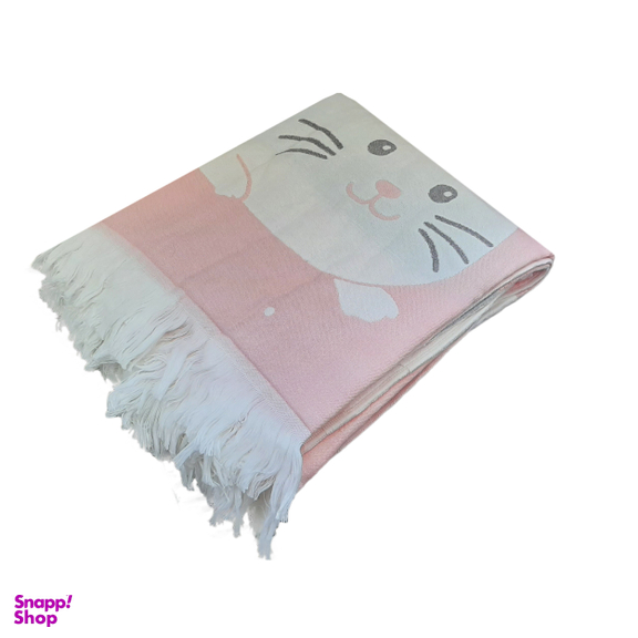 پتو طرح گربه مدل K10 سایز 110×100 سانتی متر