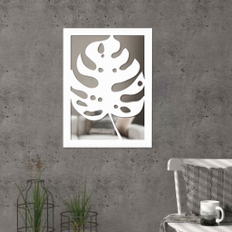 تابلو آینه الف طرح برگ کد S-2