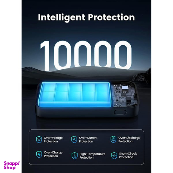 پاوربانک 30 وات یوگرین مدل PB502 کد 25185 ظرفیت 10000 میلی‌ آمپر ساعت
