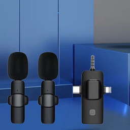 میکروفون یقه ای بی‌سیم مدل K15 بسته ۲ عددی