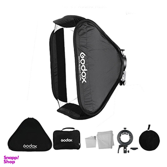 سافت باکس اسپیدلایت گودکس مدل Godox S2 Speedlight Bracket With 60×60cm Softbox