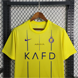 ست تیشرت و شلوارک ورزشی مردانه مدل النصر عربستان رونالدو Home 2024
