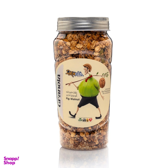 گرانولا گردو و انجیر درین کام وزن 350 گرم