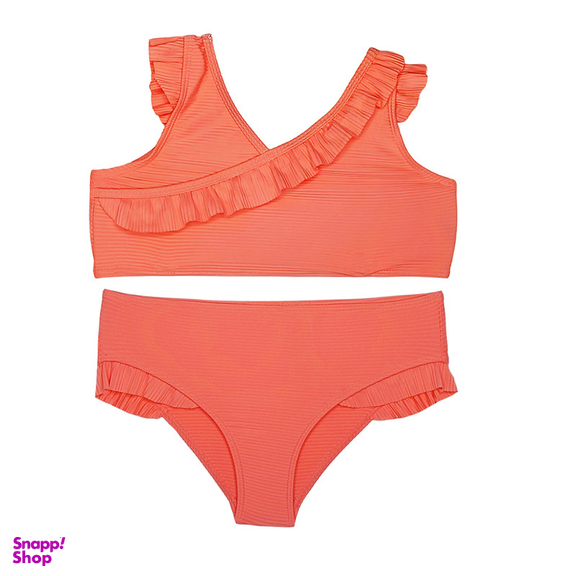 ست 2 تکه مایو دخترانه پیریمارک مدل 6755 رنگ نارنجی