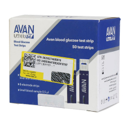 نوار تست قند خون آوان مدل Ags01 بسته 50 عددی
