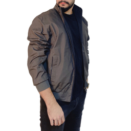 کاپشن مردانه مدل دورو کد 117 رنگ مشکی ذغالی