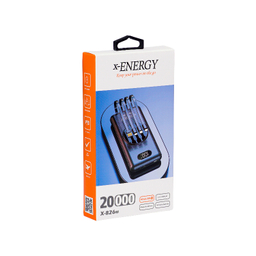 پاوربانک ایکس-انرژی مدل X-826M 22.5W ظرفیت 20000 میلی آمپر ساعت