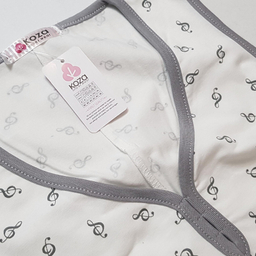 پیراهن زنانه کوزا مدل موسیقی کد 9225 رنگ طوسی