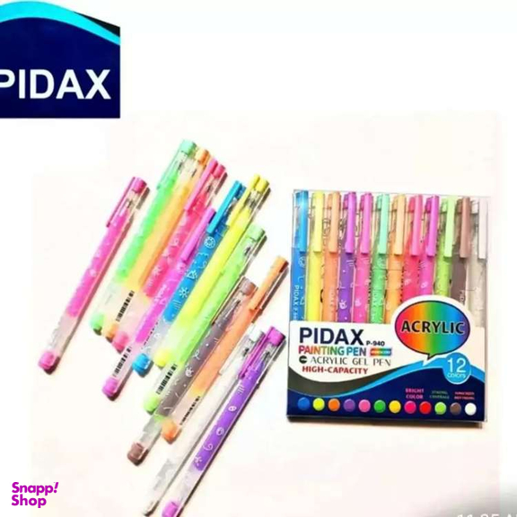 روان نویس اکرولیک پیداکس مدل P940 مجموعه 12 عددی