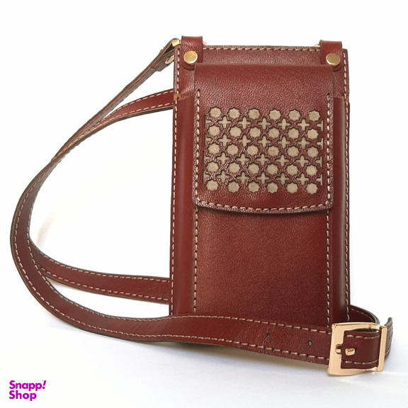 کیف کراس بادی چرم دست دوز مدل آریلا