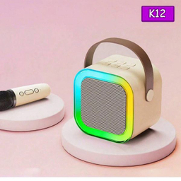 اسپیکر بلوتوثی قابل حمل مدل K12 به همراه یک عدد میکروفون