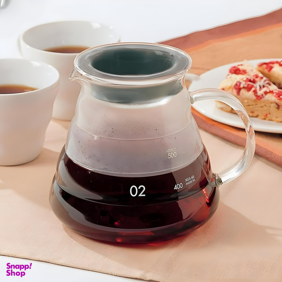 سرور رنج قهوه مدرج مدل COFFEE POT سایز 2 ظرفیت 600 میلی لیتر