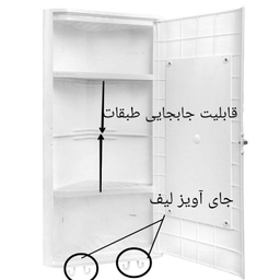 قفسه حمام سمفونی مدل کارینا