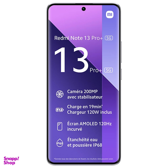 گوشی موبایل شیائومی مدل Redmi Note 13 Pro Plus 5G دو سیم حافظه 512 گیگابایت و رم 12 گیگابایت