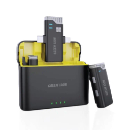 میکروفون یقه ای بی‌ سیم گرین لاین مدل GN2IN1MIC360D